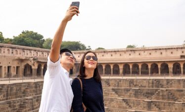 An-Old-Man-And-His-Grandchild see the Chand Baori.